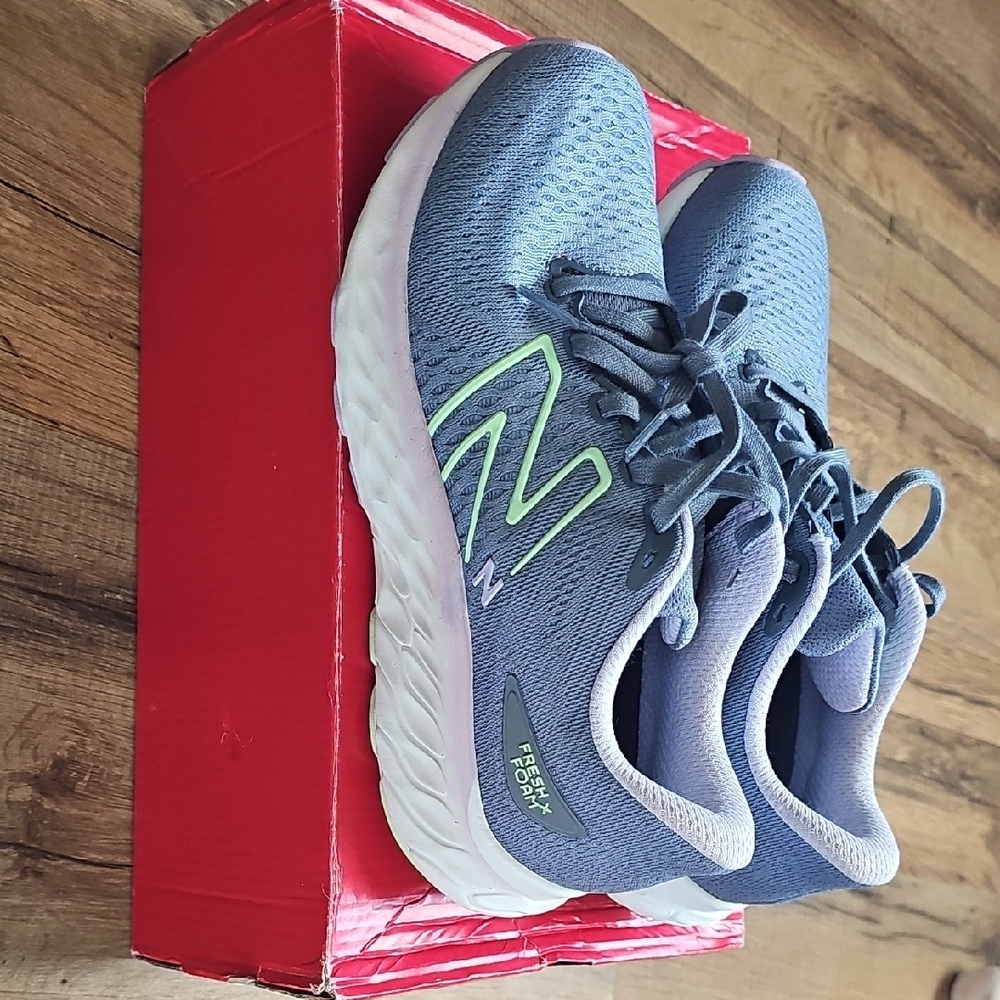 New Balance Blue and Green Athletic Shoes